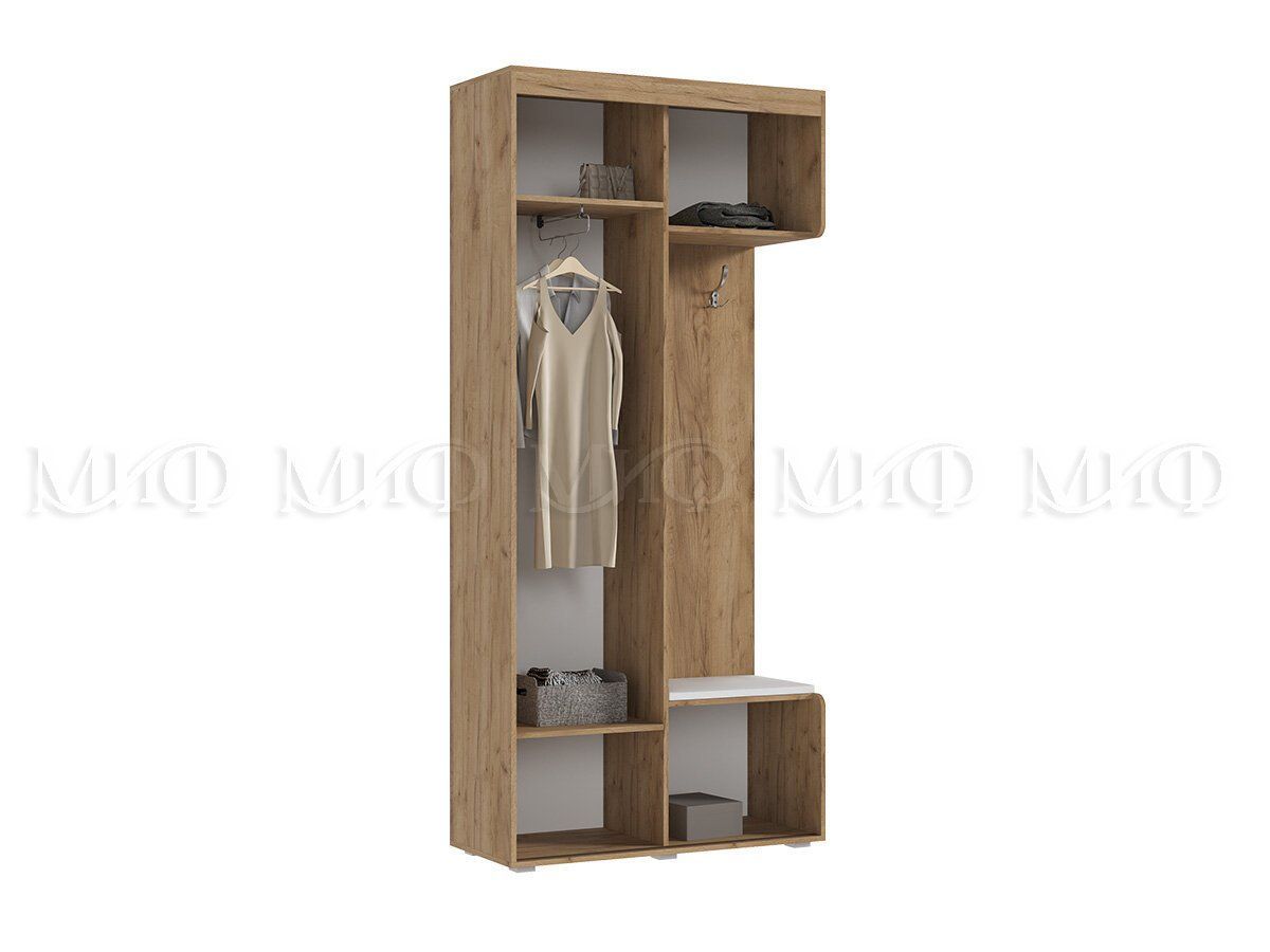 СТЕЛЛА-1 Прихожая (ЛДСП) венге/белый | фото 2