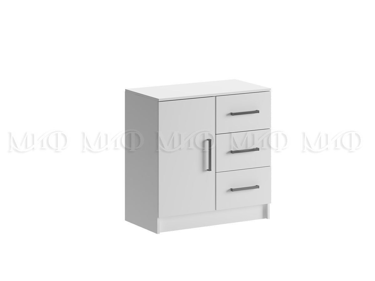 БАСЯ Спальный гарнитур (модульная) ЛДСП (белый) | фото 2