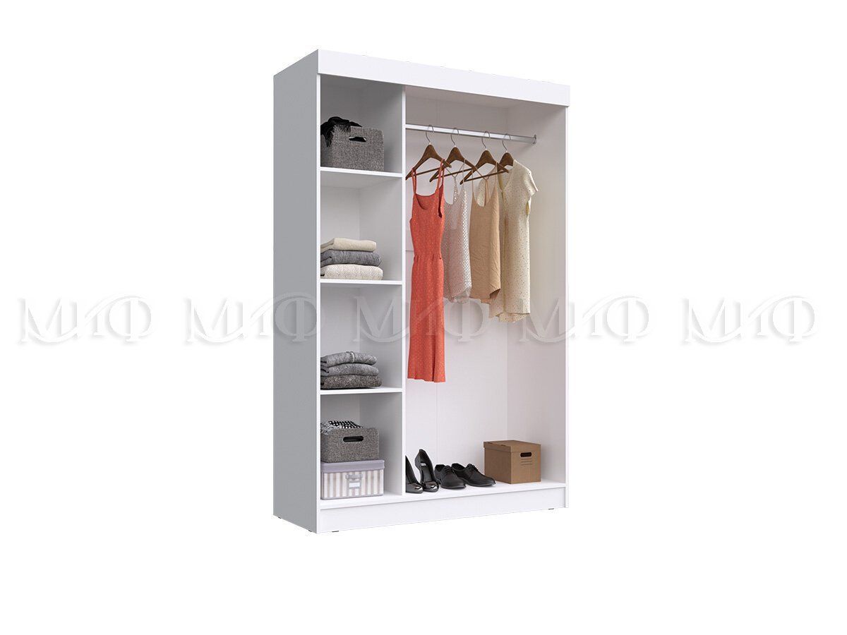 БАСЯ Спальный гарнитур (модульная) ЛДСП (белый) | фото 6