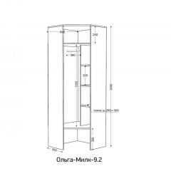 ОЛЬГА-МИЛК 9.2 Шкаф угловой с зеркалом | фото 2