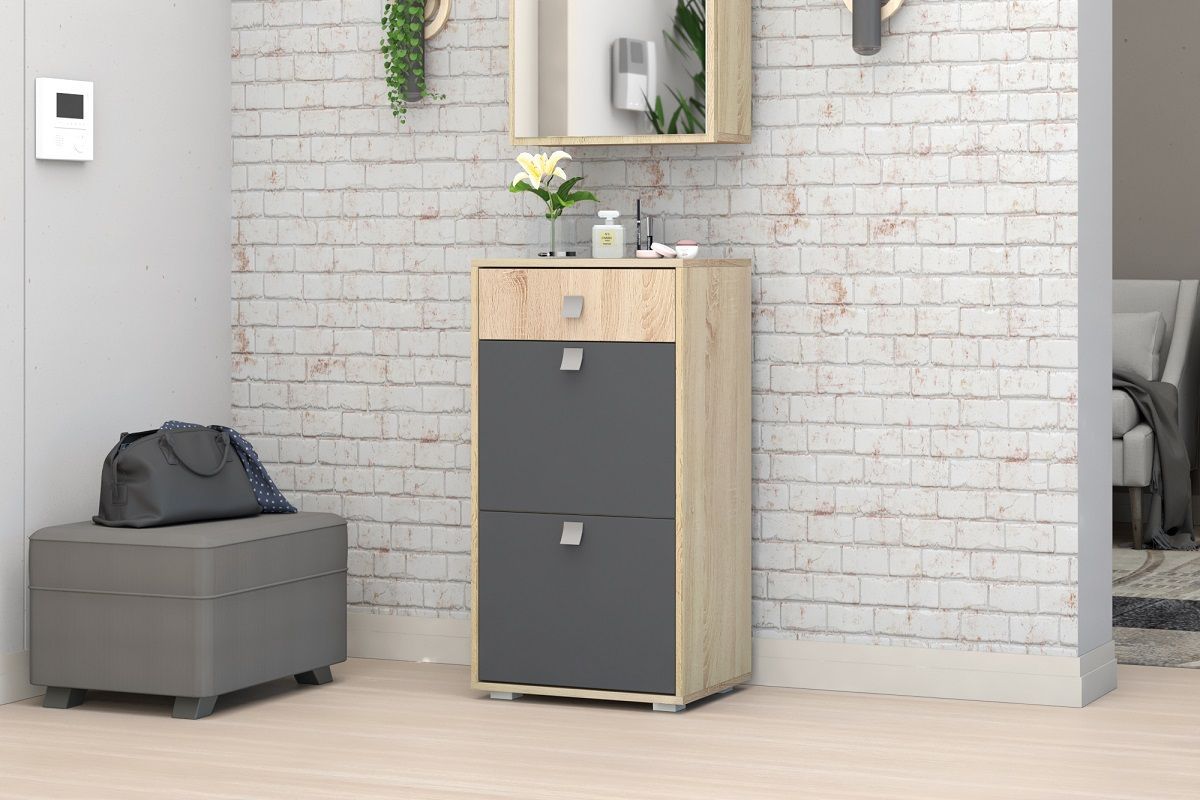 Прихожая Монако-2 (Дуб Сонома/Графит) | фото 8