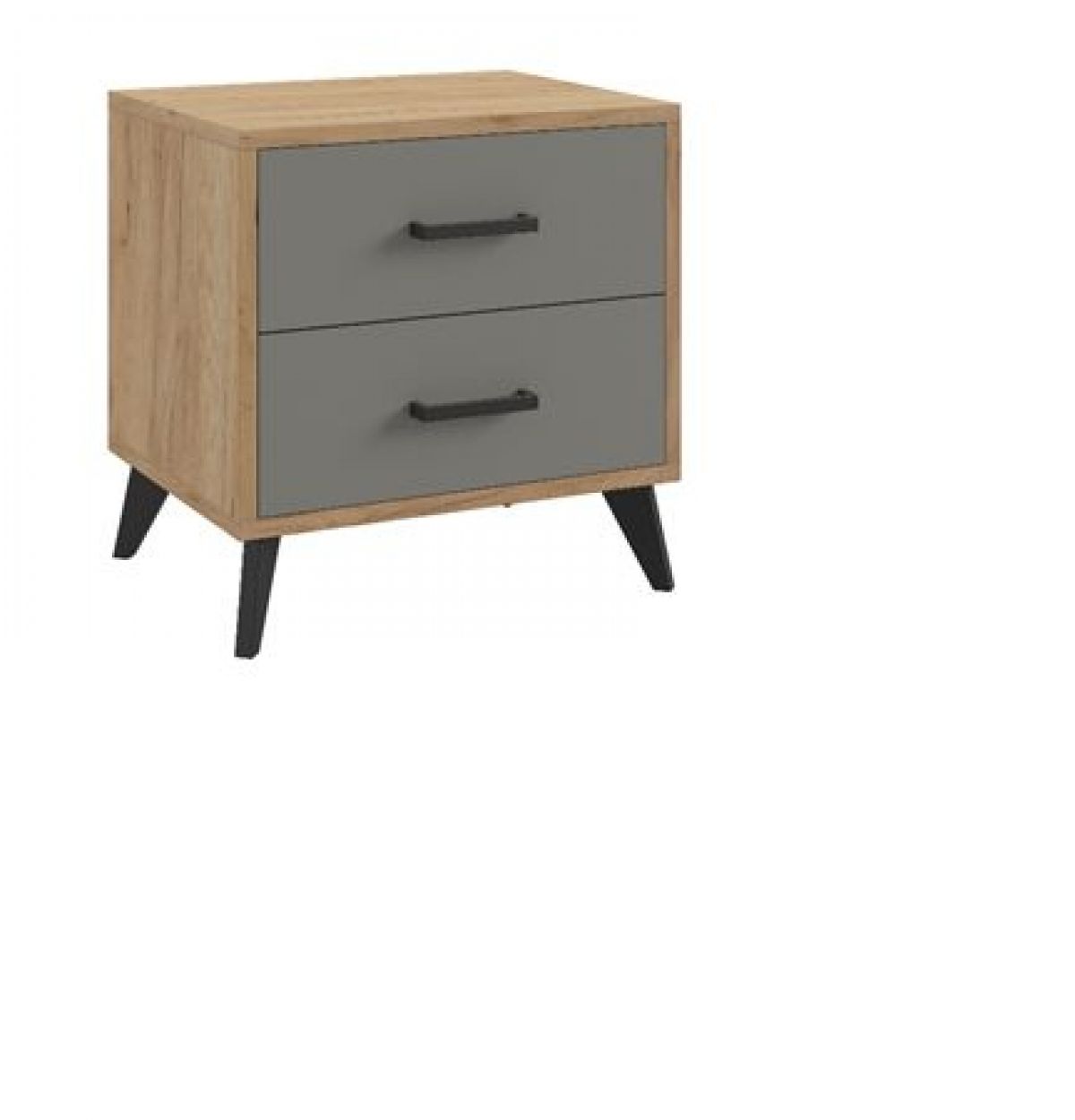 СВЕТЛАНА LOFT Спальный гарнитур (модульный) (дуб золотой/серый) | фото 4