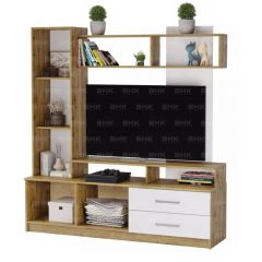 ДАРЬЯ Гостиная (Дуб Вотан/Белый глянец) | фото 5