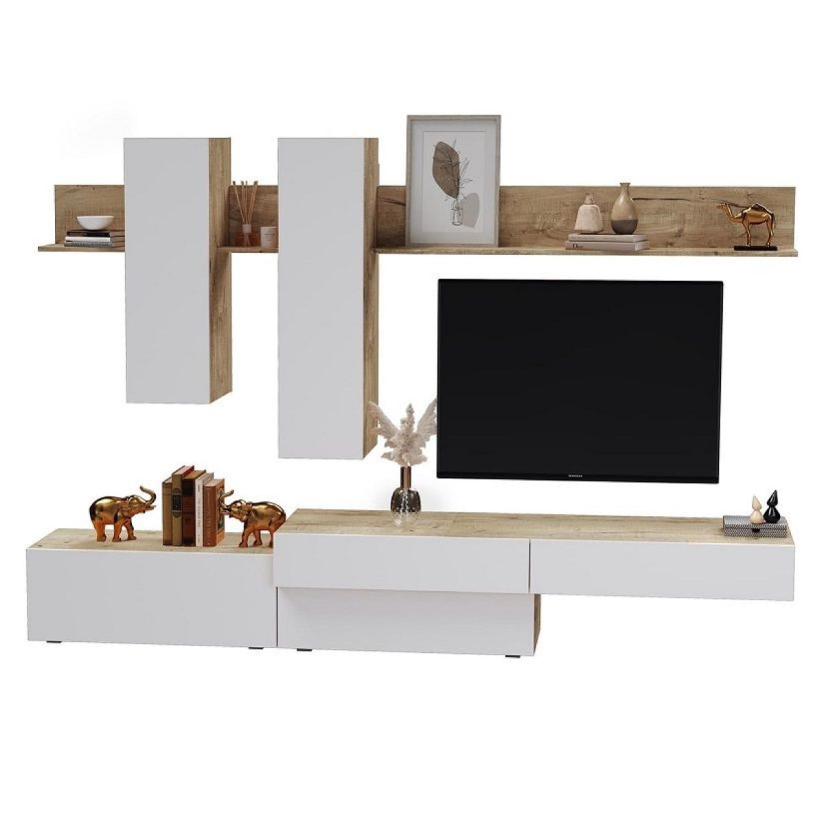 ФРИДА Гостиная (Вотан/Белый глянец) | фото 2