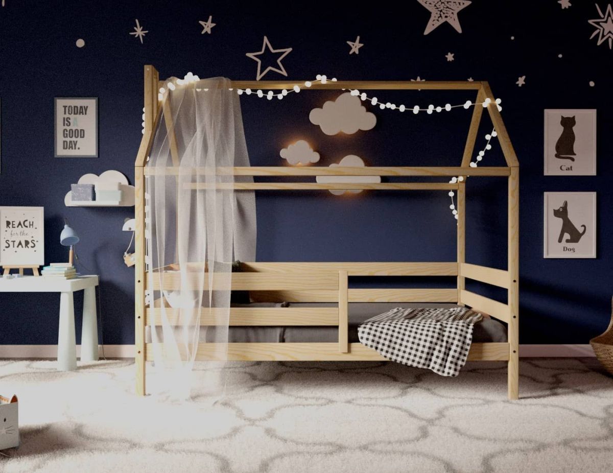 Кровать-домик 80*190 без покраски | фото 2