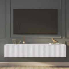 Тумба подвесная под ТВ LINES MTV1-MA 750 Белый глянец (Белый-M 10.1.1) | фото 12