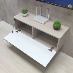 Тумба подвесная под ТВ LINES MTV3-MA 900 Бежевый (Леда-М 10.1.5) | фото 2