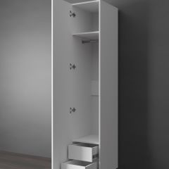 Шкаф Linnea MHR-1PO-3 2050х400х510 (Белый-М 11.1.2) | фото 5