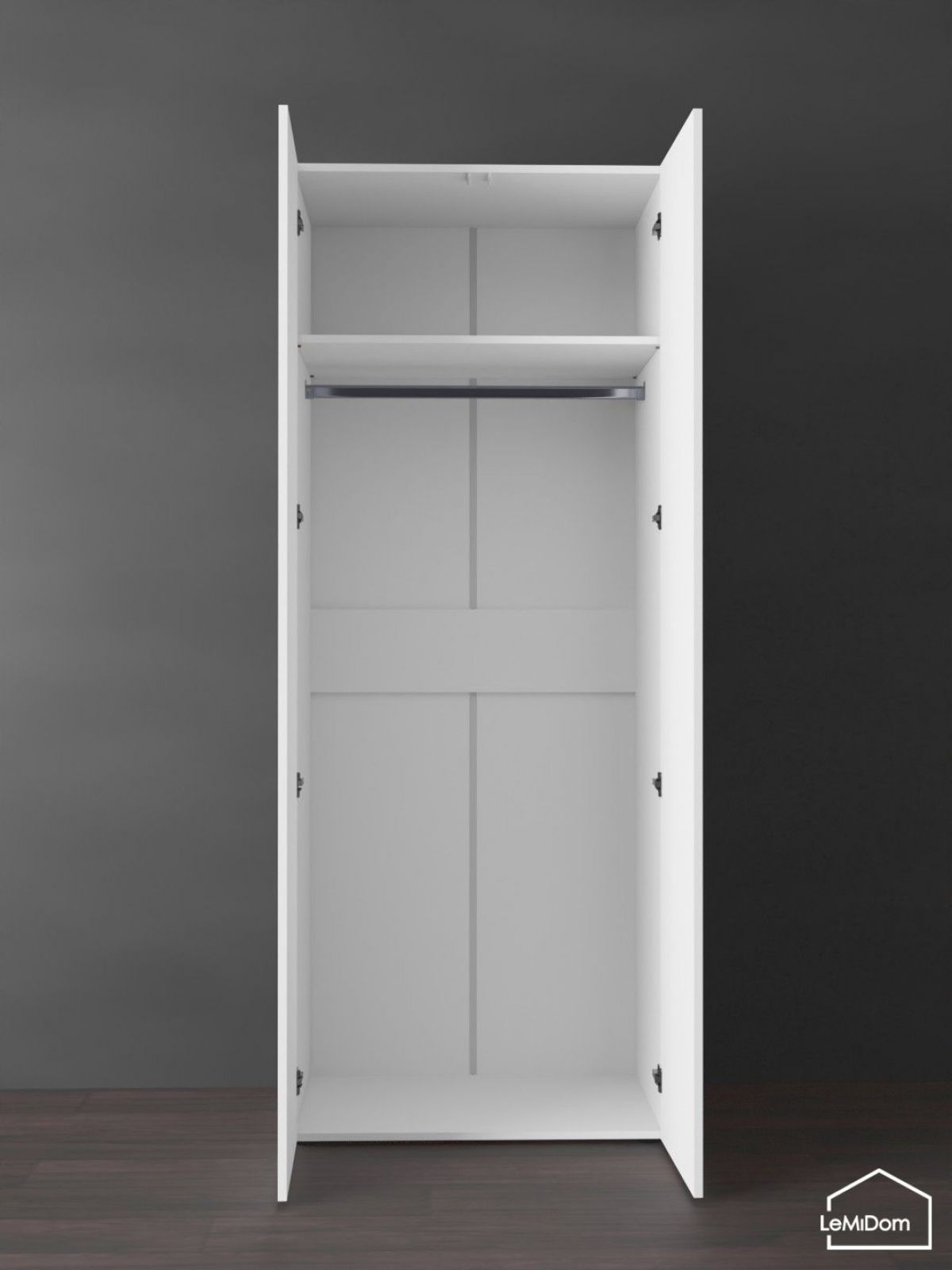 Шкаф Linnea MHR-2PO 2050х800х510 (Белый-М 11.1.2) | фото 4