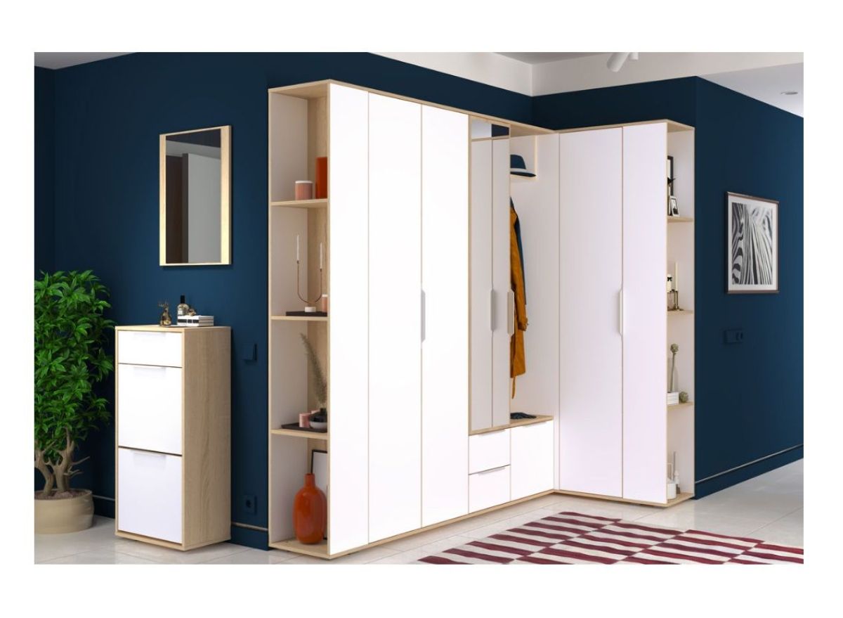 Прихожая Куба (модульная) Дуб Сонома/Белый премиум | фото 21