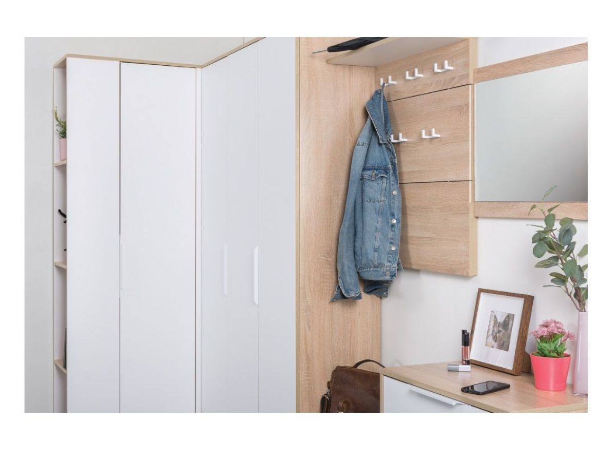 Прихожая Куба (модульная) Дуб Сонома/Белый премиум | фото 22