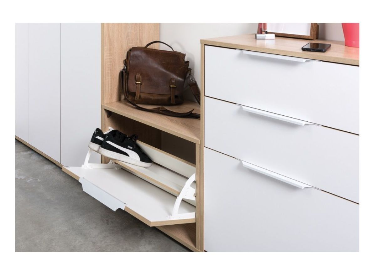 Прихожая Куба (модульная) Дуб Сонома/Белый премиум | фото 23