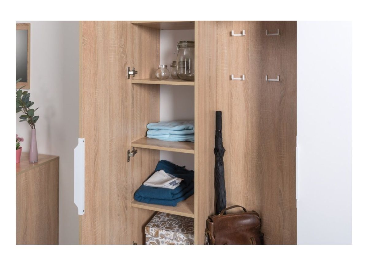 Прихожая Куба (модульная) Дуб Сонома/Белый премиум | фото 26