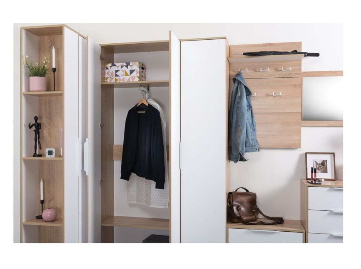 Прихожая Куба (модульная) Дуб Сонома/Белый премиум | фото 27