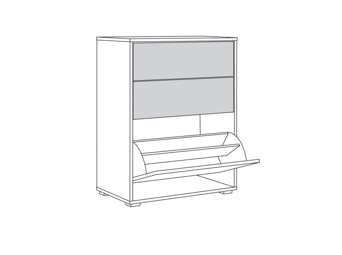 Прихожая Куба (модульная) Дуб Сонома/Белый премиум | фото 5