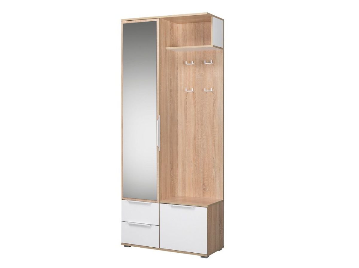 Прихожая Куба (модульная) Дуб Сонома/Белый премиум | фото 19