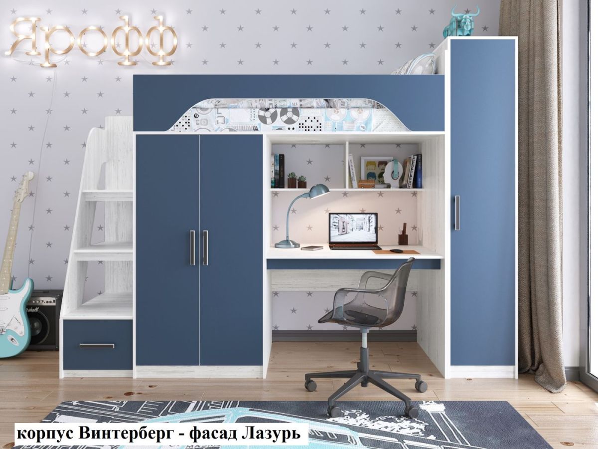 Кровать-чердак Тея + Шкаф-Пенал Тея | фото 9