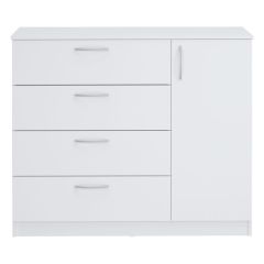 Комод 1200 Париж (Белый тиснение) | фото 2