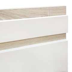 Кровать 1400 Салоу с настилом (Дуб сонома/перламутр) | фото 4