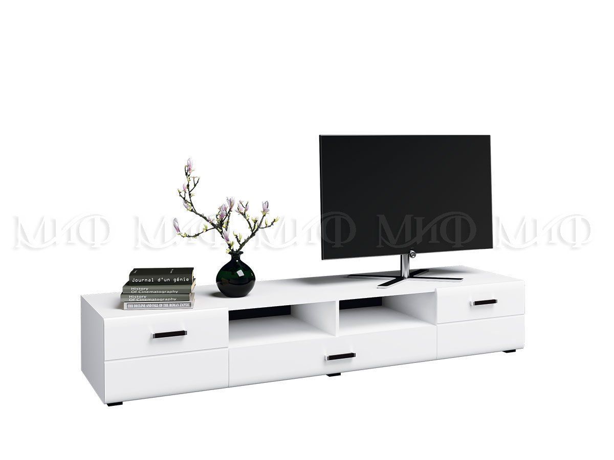 НЭНСИ NEW Гостиная Вариант №2 (Белый глянец холодный/Белый) МДФ | фото 4