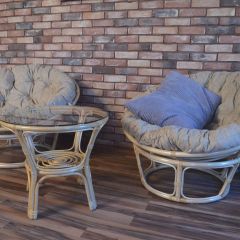 Кресло Папасан 23/01 с подушкой (Натуральный) | фото 2