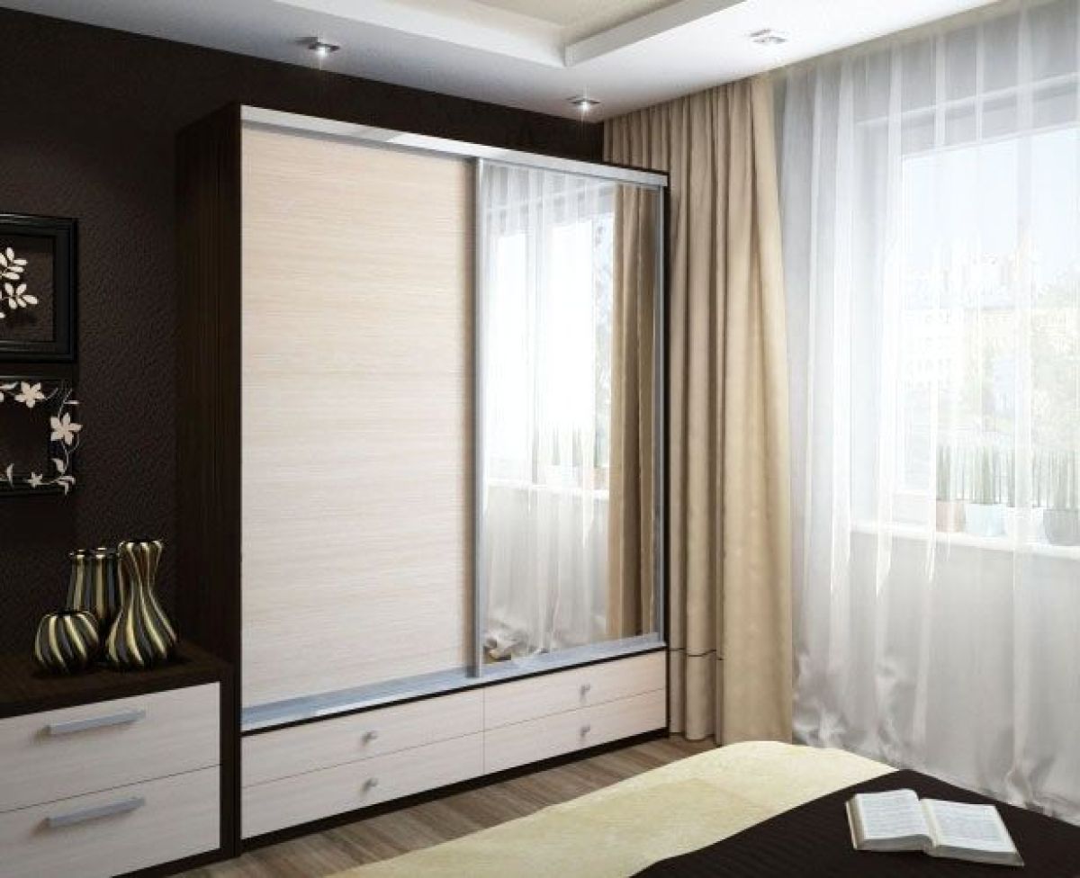 Шкаф-купе Ольга 1700 ЛДСП+Зеркало (ЛДСП 1 кат.) | фото 6