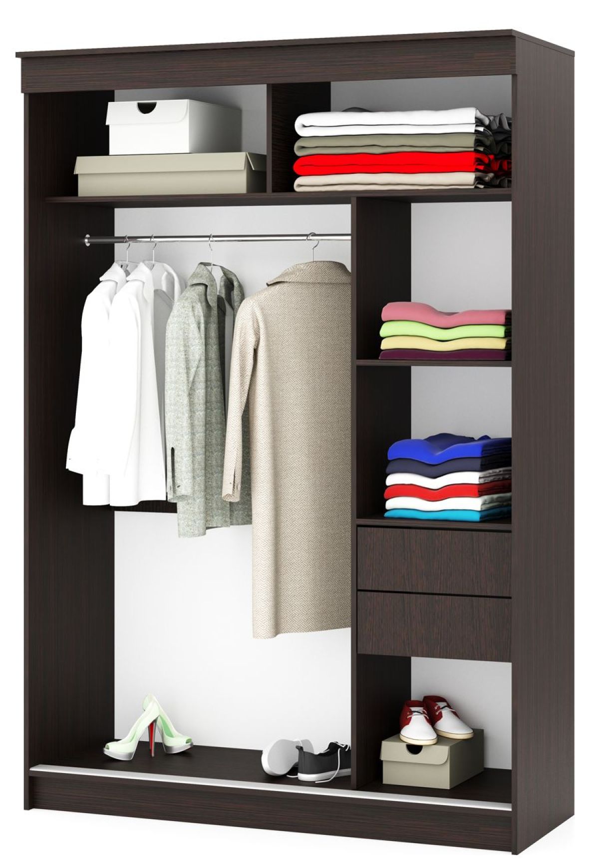 Шкаф-купе Орион 1.5 серия Альянс (Венге) | фото 2