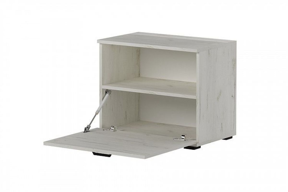 ИТАЛИЯ Вешалка В-600/Обувница О-600 (дуб крафт белый) | фото 4