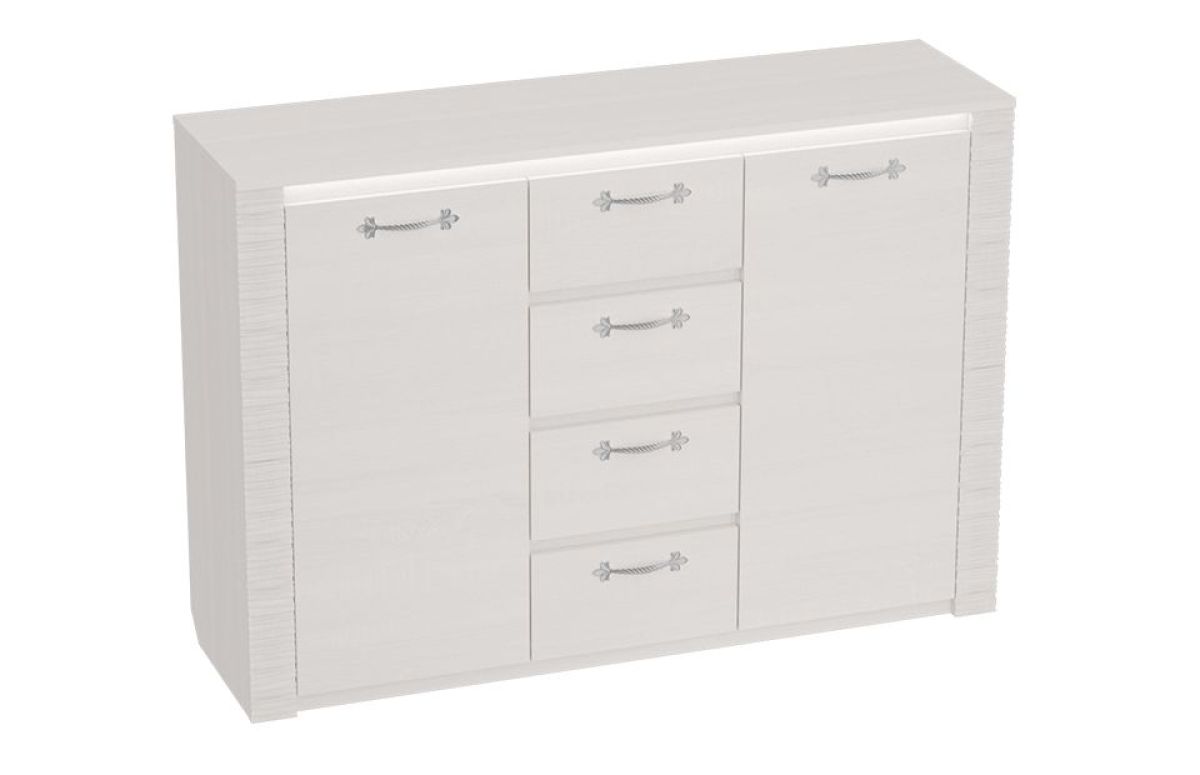 ЭЛАНА Спальный гарнитур (модульная) Бодега белая | фото 3