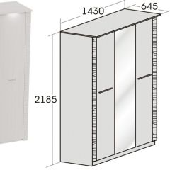 ЭЛАНА Спальный гарнитур (модульная) Бодега белая | фото 11