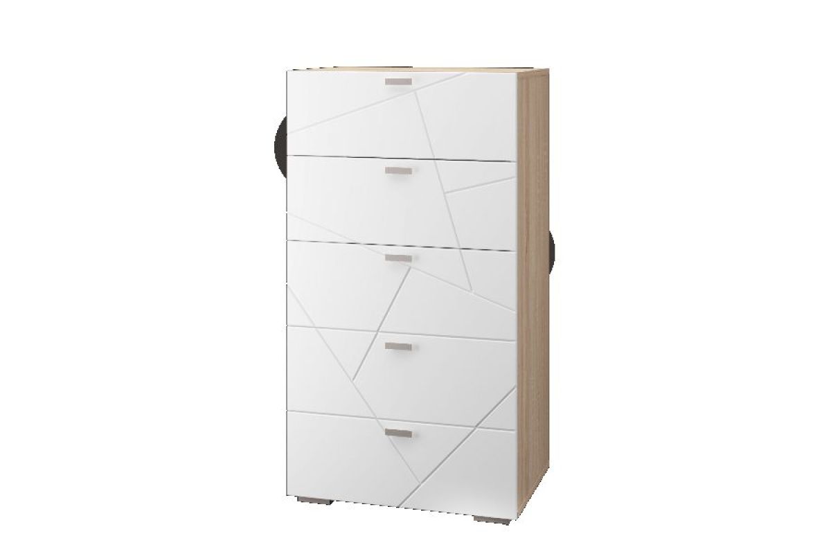 Гостиная Скайлайн (модульная) Дуб сонома/белый | фото 2