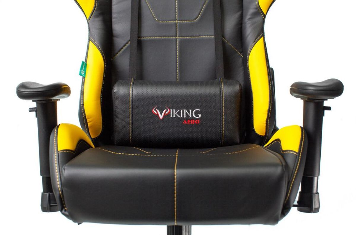 Кресло игровое Бюрократ VIKING 5 AERO YELLOW черный/желтый | фото 7