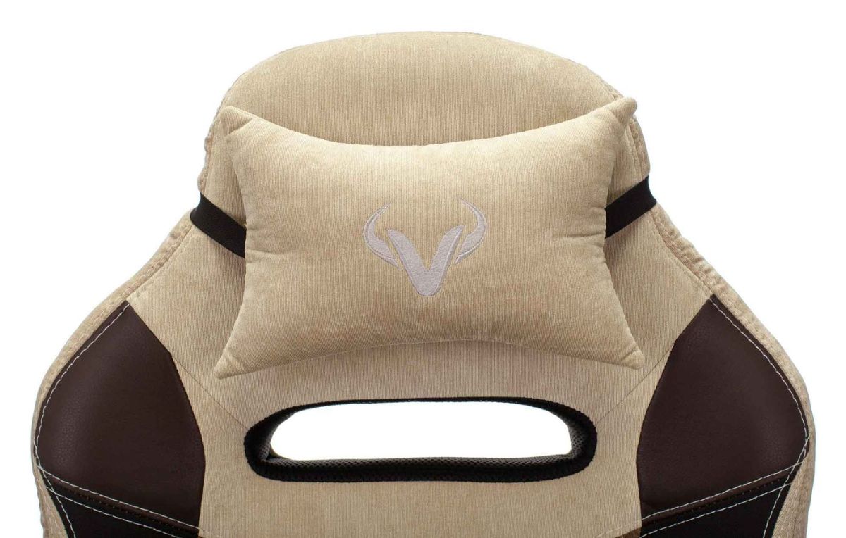 Кресло игровое Бюрократ VIKING 6 KNIGHT BR FABRIC коричневый/бежевый | фото 8