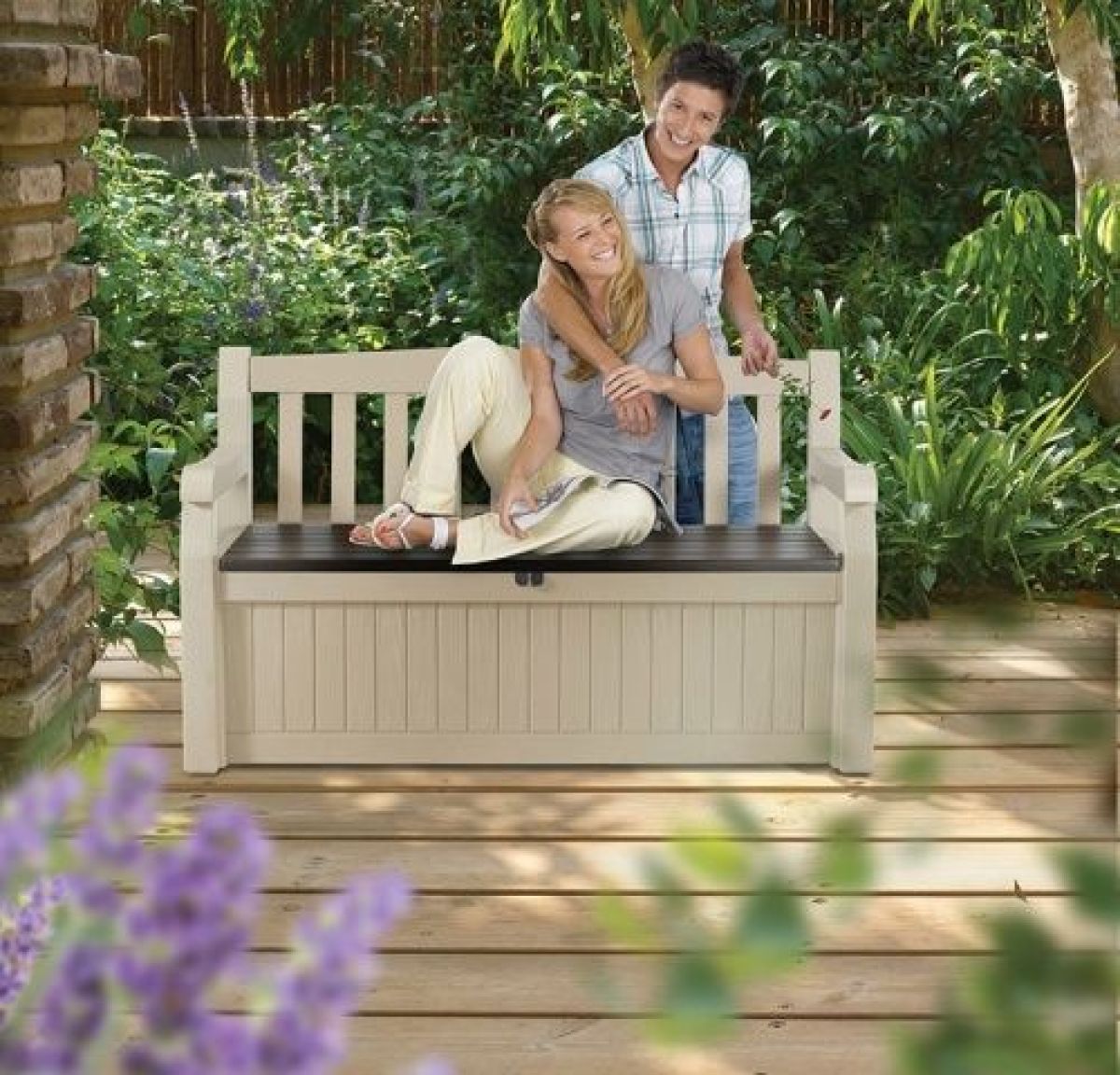 Скамья - сундук EDEN GARDEN BENCH 265 L | фото 4
