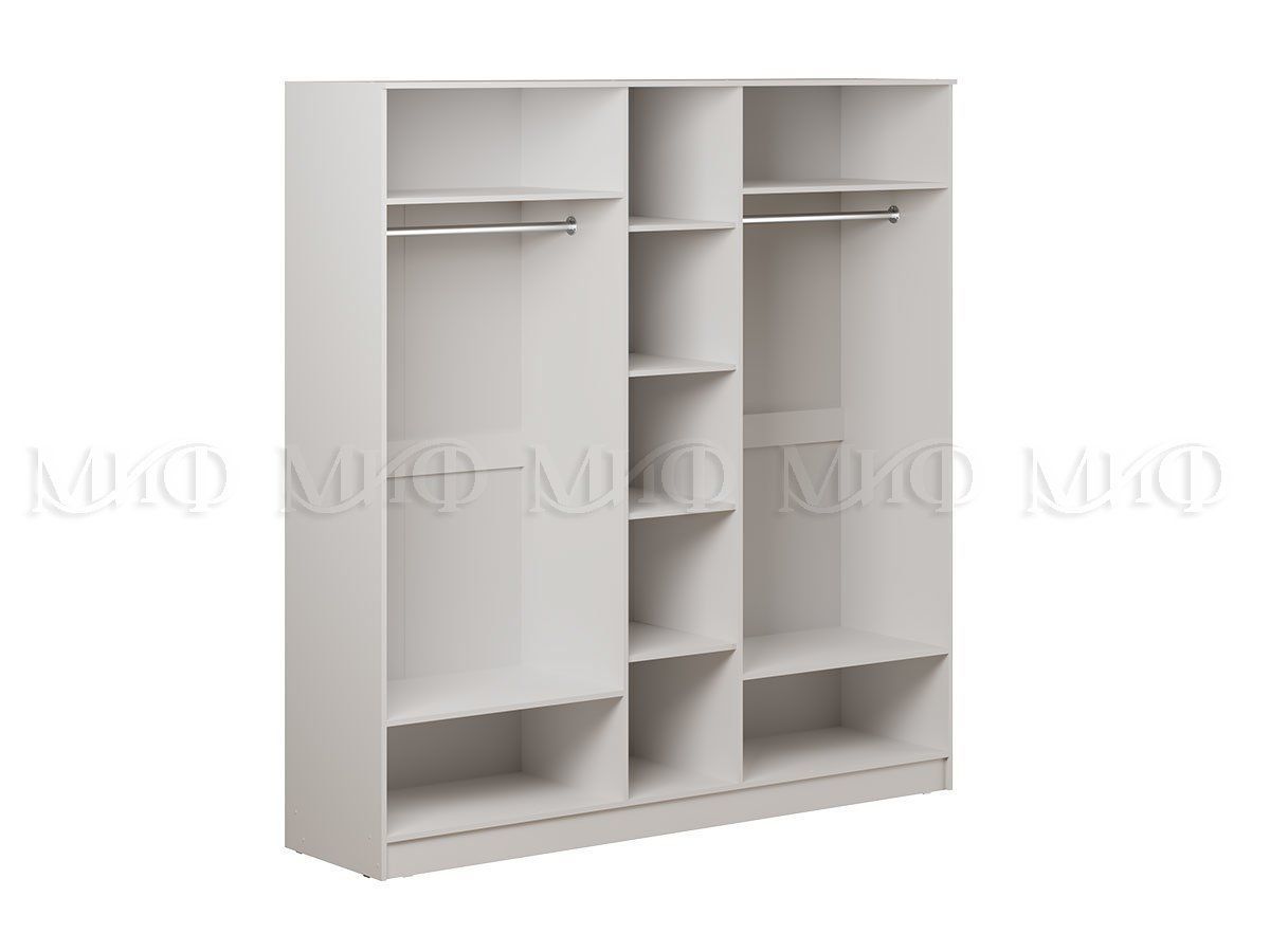 АЛЕКСАНДРИНА Шкаф 5-ти створчатый (Белый глянец холодный/Белый) | фото 2