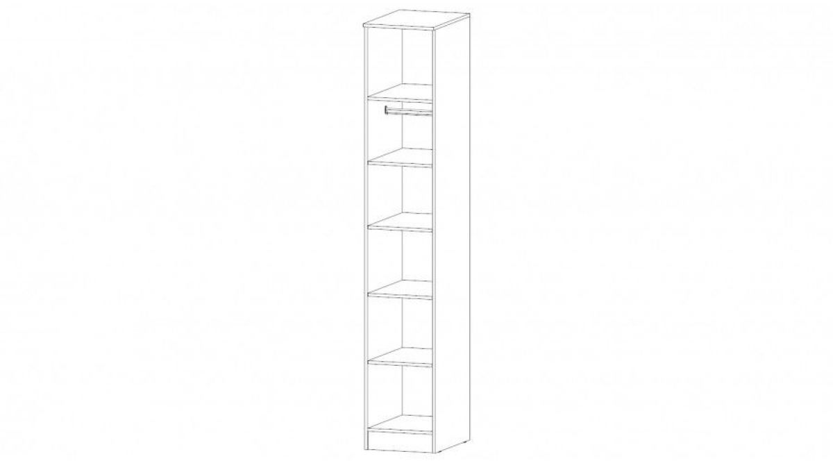 КОСТА-РИКА Спальный гарнитур (модульный) шимо светлый/шимо темный | фото 10